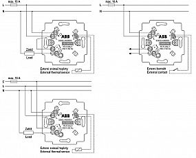 ABB 3292U-A00003 Přístroj spínací, pro univerzální termostat nebo spínací hodiny