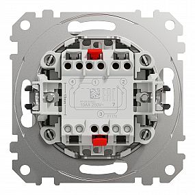 Schneider Sedna bílá č.7 přepínač křížový SDD111107