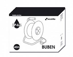 Ecolite BUBEN kabelový box 40m 230V guma 3x1,5mm2 IP44